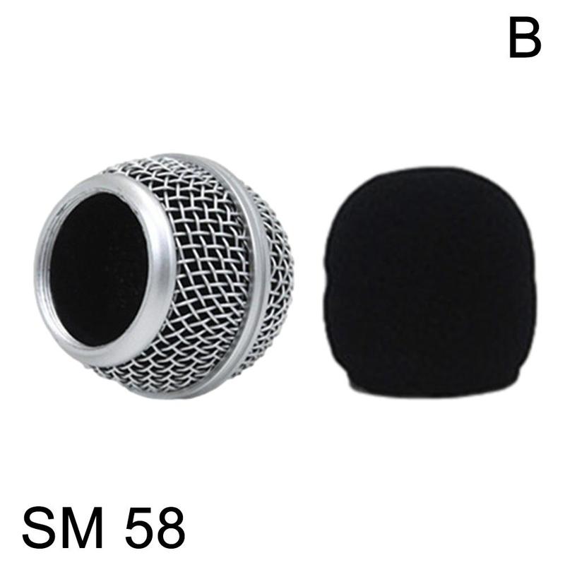 Mikrofongitter Ersatz, Silber – Passend Für SM58, Beta 58A, PGX24 & Mehr, Einfach Zu Wechseln