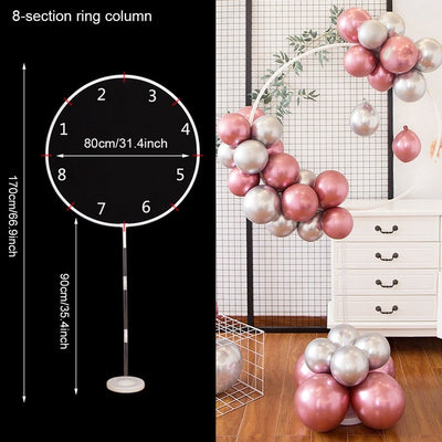 Premium Ballonständer Säulenhalter - Perfekt für Hochzeiten, Geburtstage & Taufen - Inkl. Balonunterstützung Zubehör