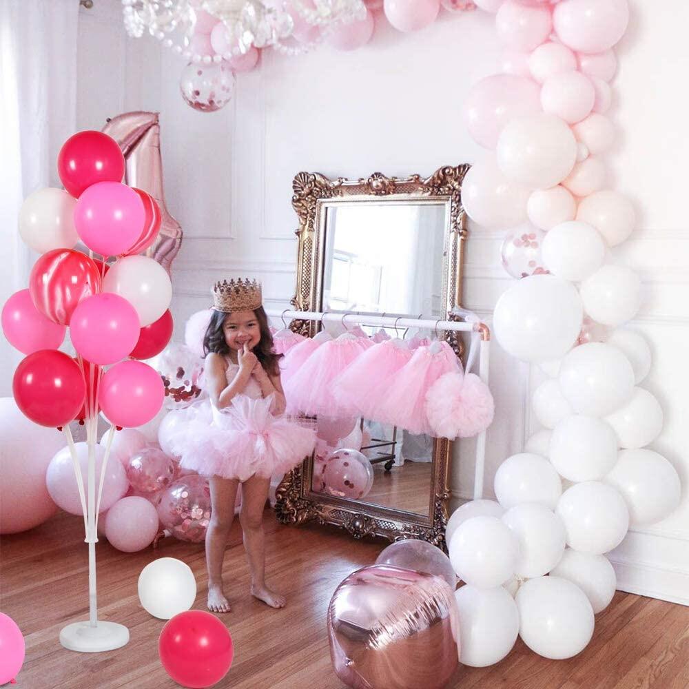 Premium Ballonständer Säulenhalter - Perfekt für Hochzeiten, Geburtstage & Taufen - Inkl. Balonunterstützung Zubehör