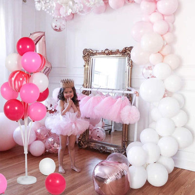 Premium Ballonständer Säulenhalter - Perfekt für Hochzeiten, Geburtstage & Taufen - Inkl. Balonunterstützung Zubehör