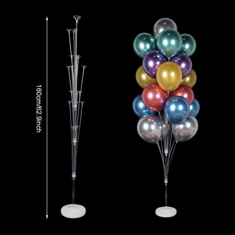 Premium Ballonständer Säulenhalter - Perfekt für Hochzeiten, Geburtstage & Taufen - Inkl. Balonunterstützung Zubehör