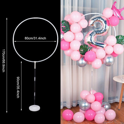 Premium Ballonständer Säulenhalter - Perfekt für Hochzeiten, Geburtstage & Taufen - Inkl. Balonunterstützung Zubehör