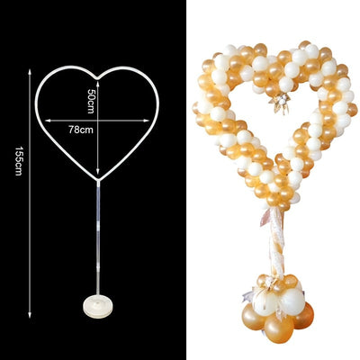 Premium Ballonständer Säulenhalter - Perfekt für Hochzeiten, Geburtstage & Taufen - Inkl. Balonunterstützung Zubehör