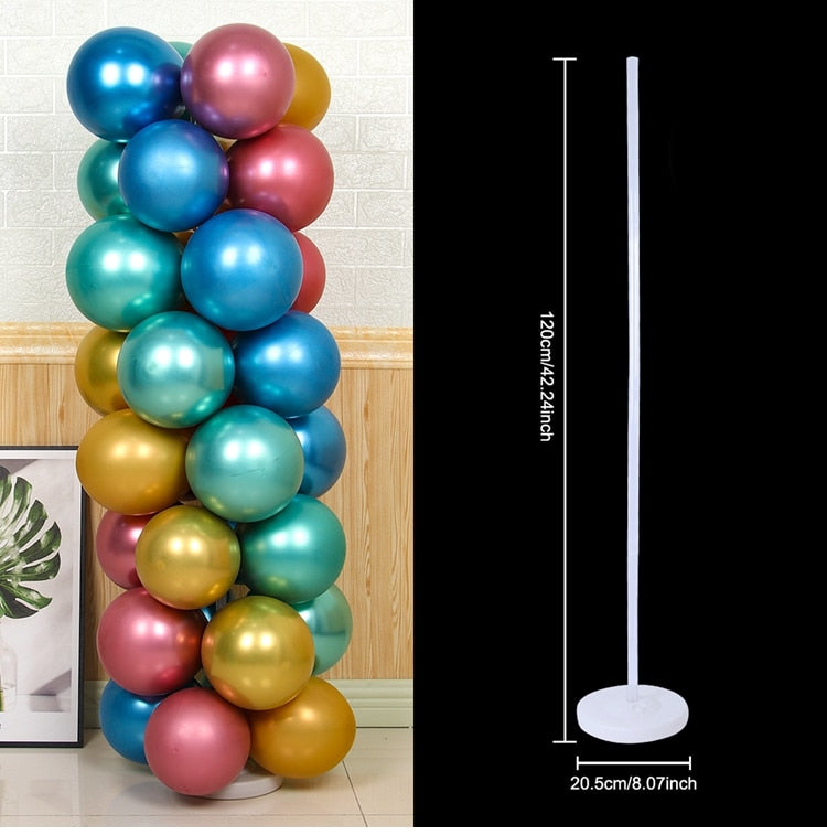 Premium Ballonständer Säulenhalter - Perfekt für Hochzeiten, Geburtstage & Taufen - Inkl. Balonunterstützung Zubehör
